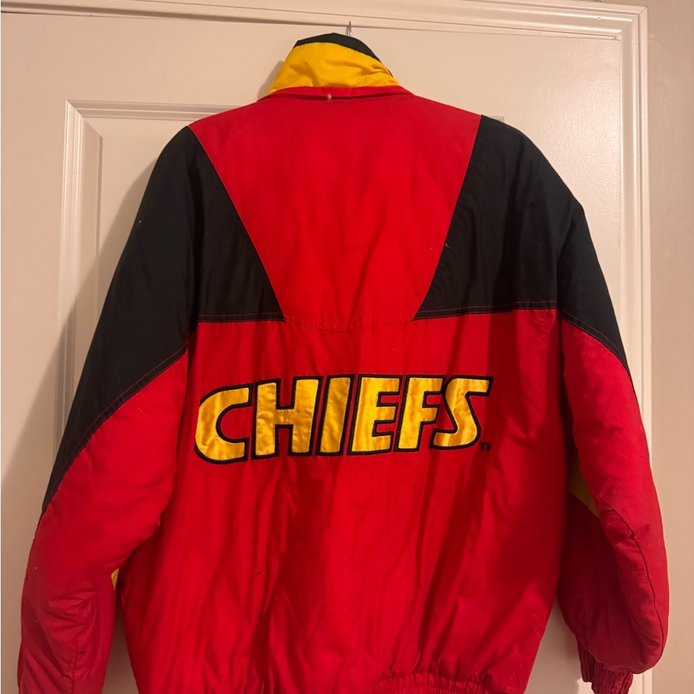 Vintage Chiefs Red and Black Jacket